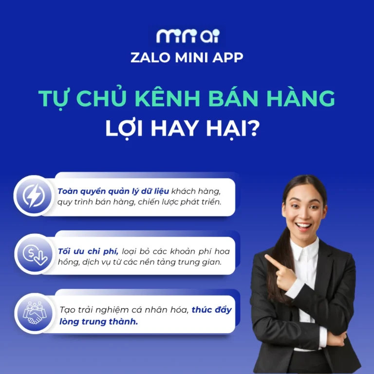 TỰ CHỦ KÊNH BÁN HÀNG: LỢI HAY HẠI?