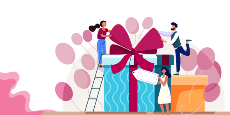 Tặng quà để thu thập thông tin trải nghiệm và khuyến khích khách hàng nhớ về thương hiệu