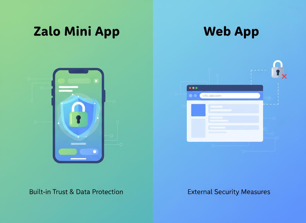 Zalo Mini App vs Web App