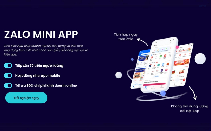 zalo mini app