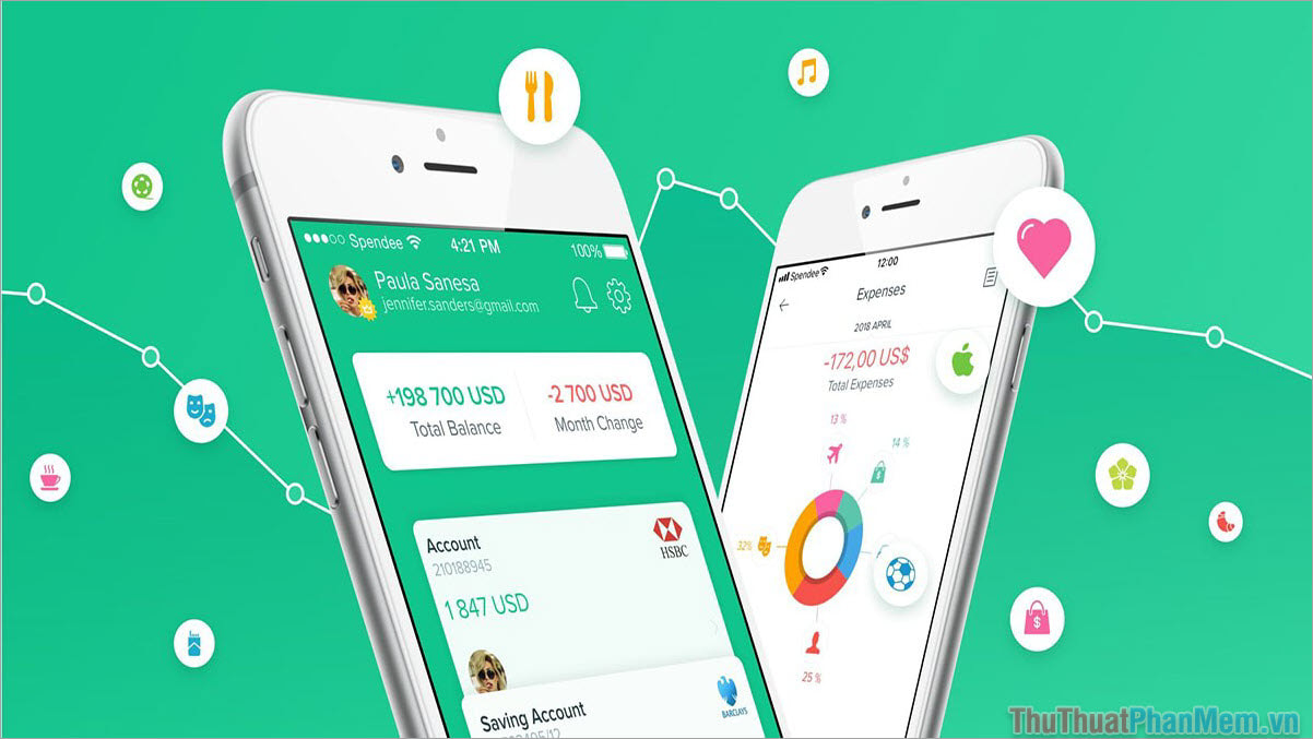 app quản lý thu chi bán hàng