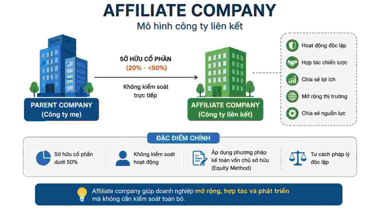 affiliate company là gì