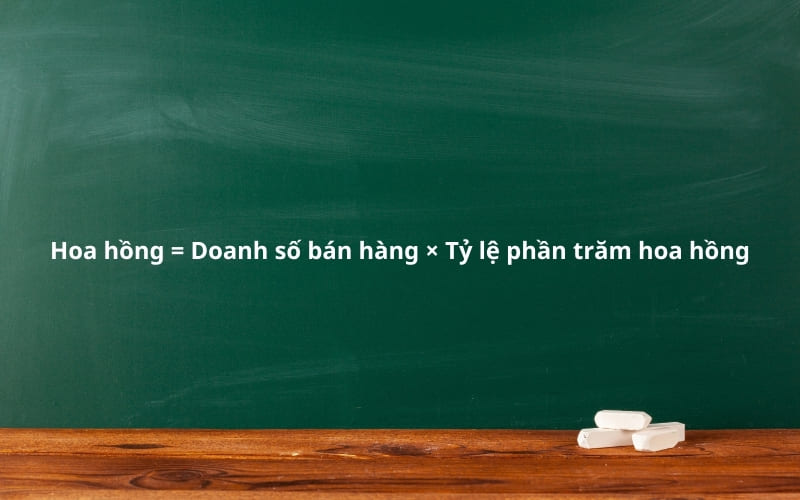 cách tính chiết khấu hoa hồng chio người mới