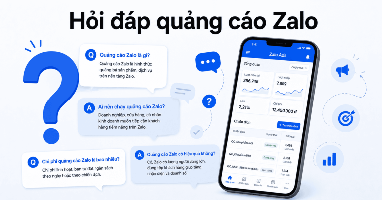 Hỏi đáp quảng cáo Zalo: giải đáp 12 câu hỏi phổ biến nhất từ người mới bắt đầu