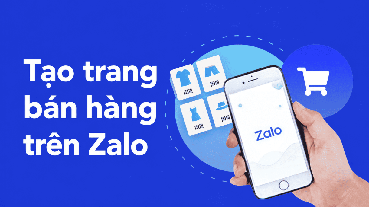 tạo trang bán hàng trên zalo