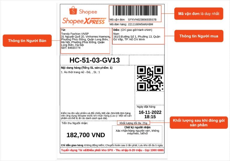 tra cứu mã vận đơn SPX Express Việt Nam