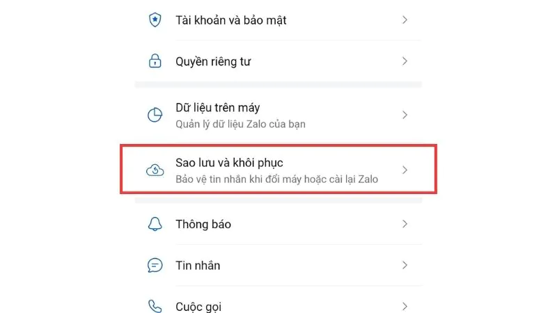 thói quen bạn sẽ không mất dữ liệu trên zalo