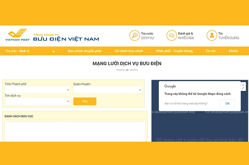 tra cứu mã vận đơn vnpost
