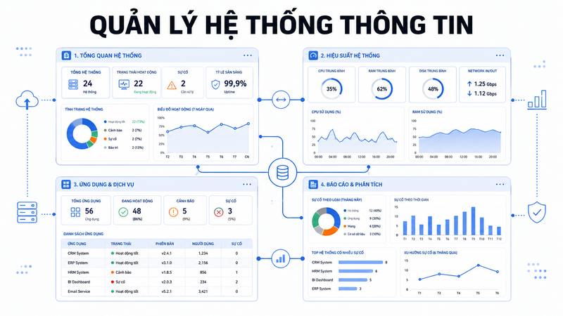 quản lý hệ thống thông tin