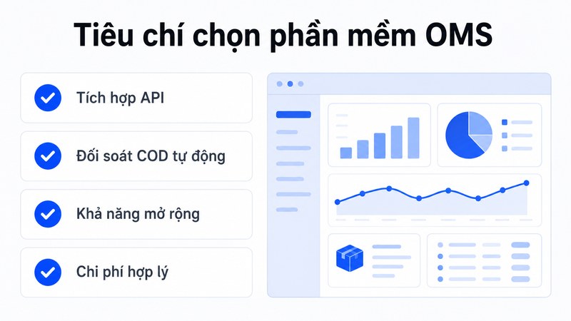 Tiêu chí chọn phần mềm quản lý vận đơn