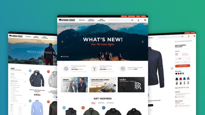 thiết kế website ecommerce