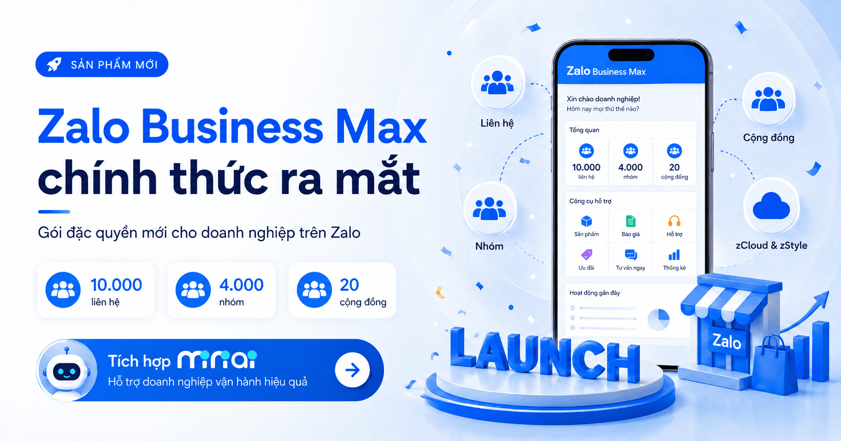Zalo Business Max chính thức ra mắt với nhiều đặc quyền mở rộng