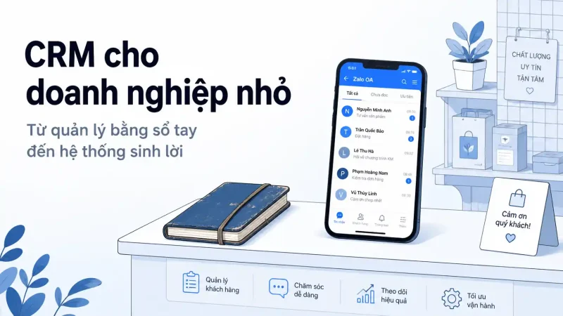 crm cho doanh nghiệp nhỏ