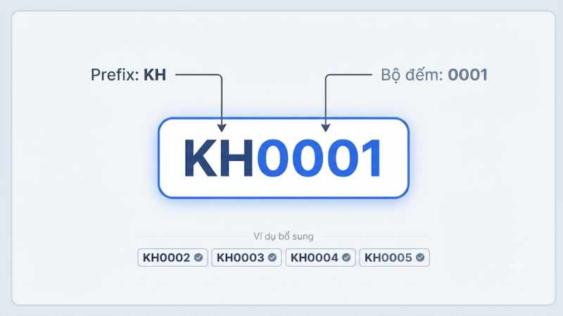 Cấu trúc mã CRM phổ biến