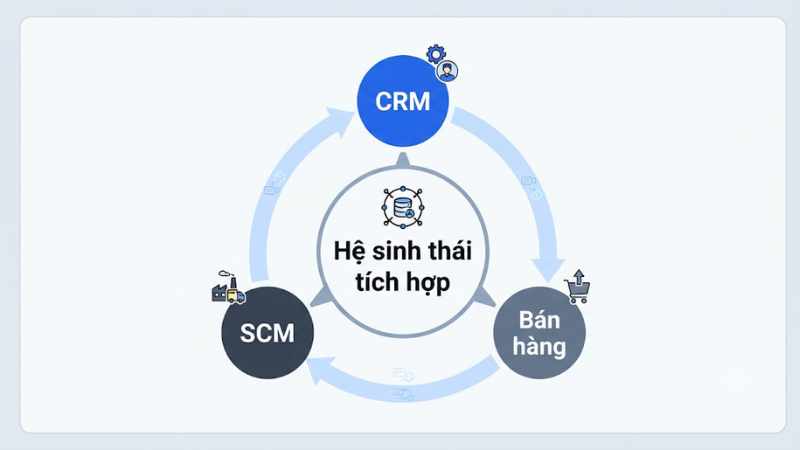 Mối quan hệ giữa SCM và CRM
