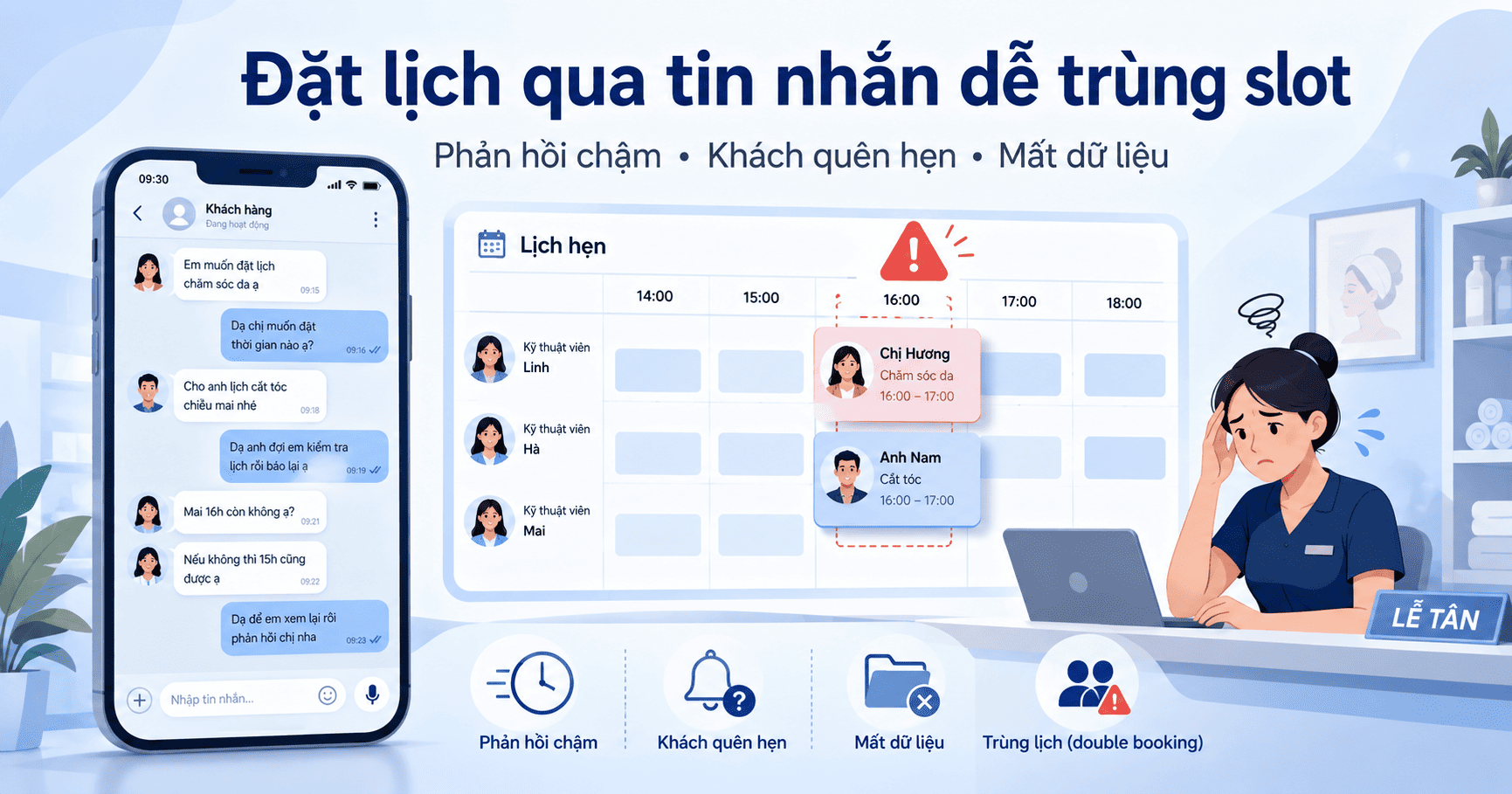 Giải pháp ngành booking Dịch vụ