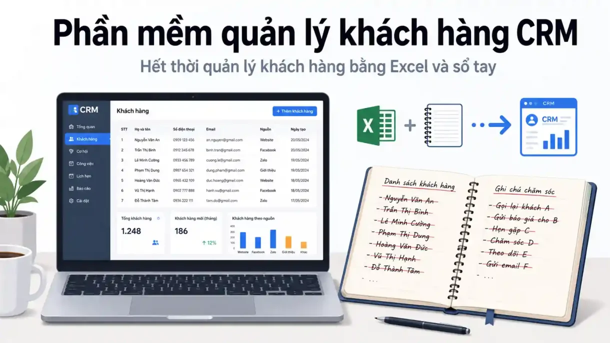 phần mềm quản lý khách hàng crm