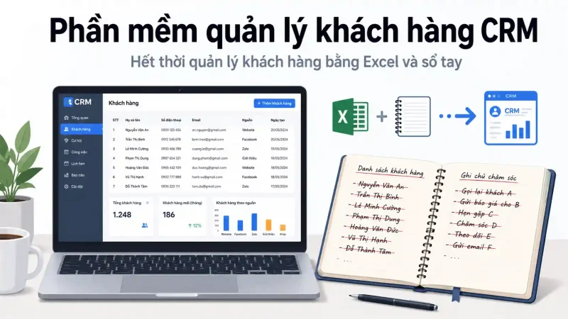 phần mềm quản lý khách hàng crm
