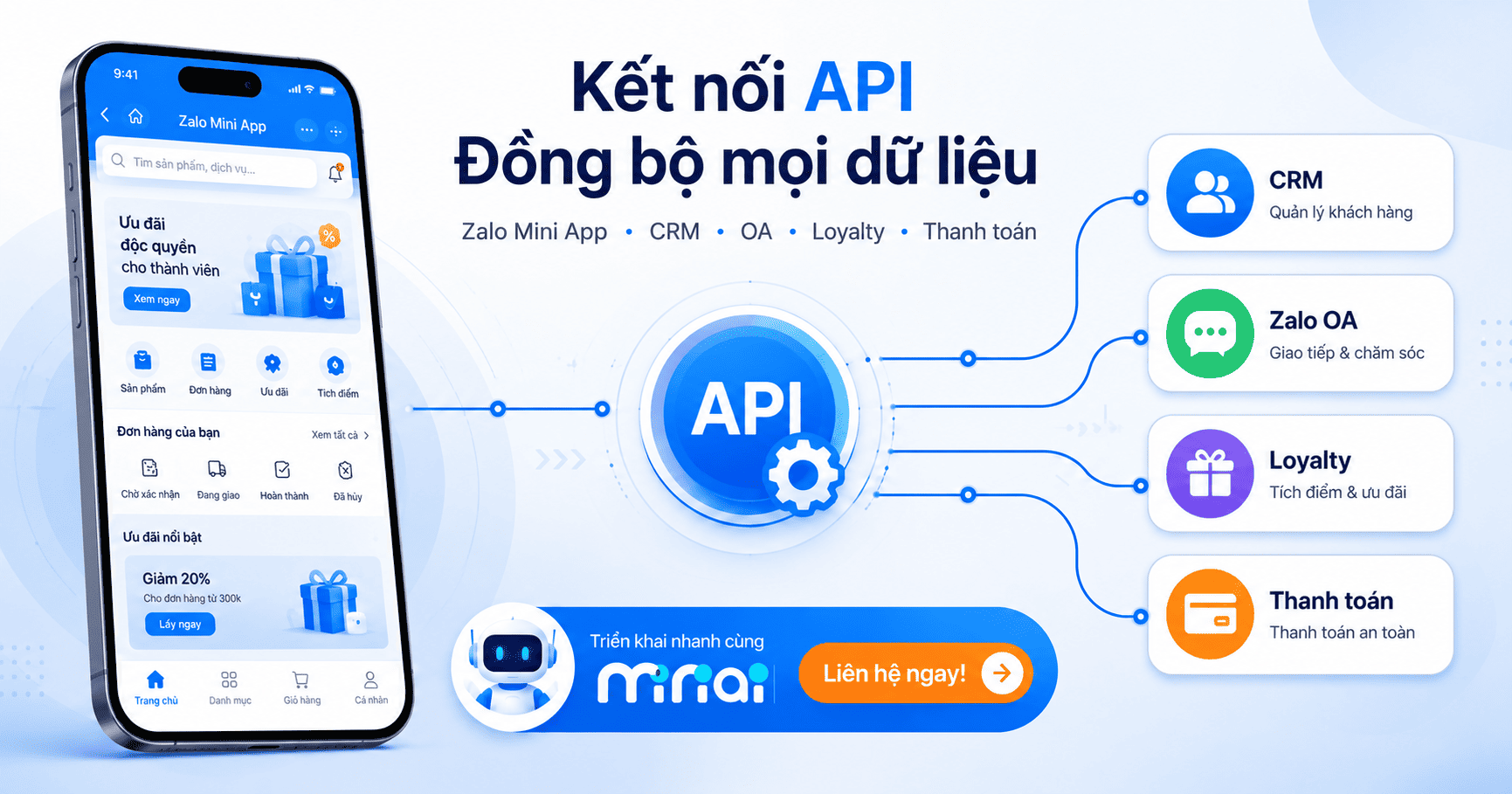 Liên kết API & Tích hợp hệ thống