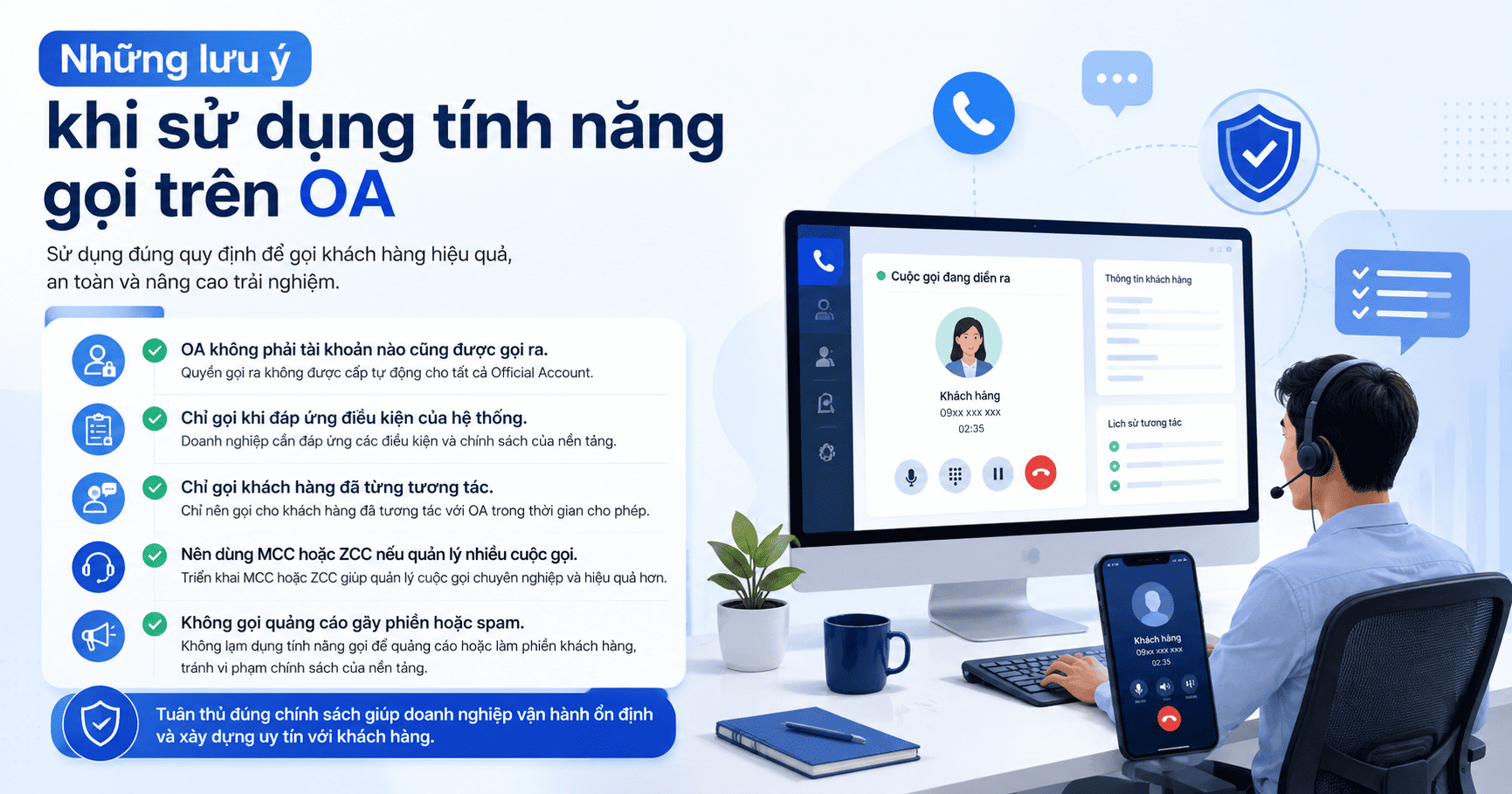 zalo oa có gọi được không