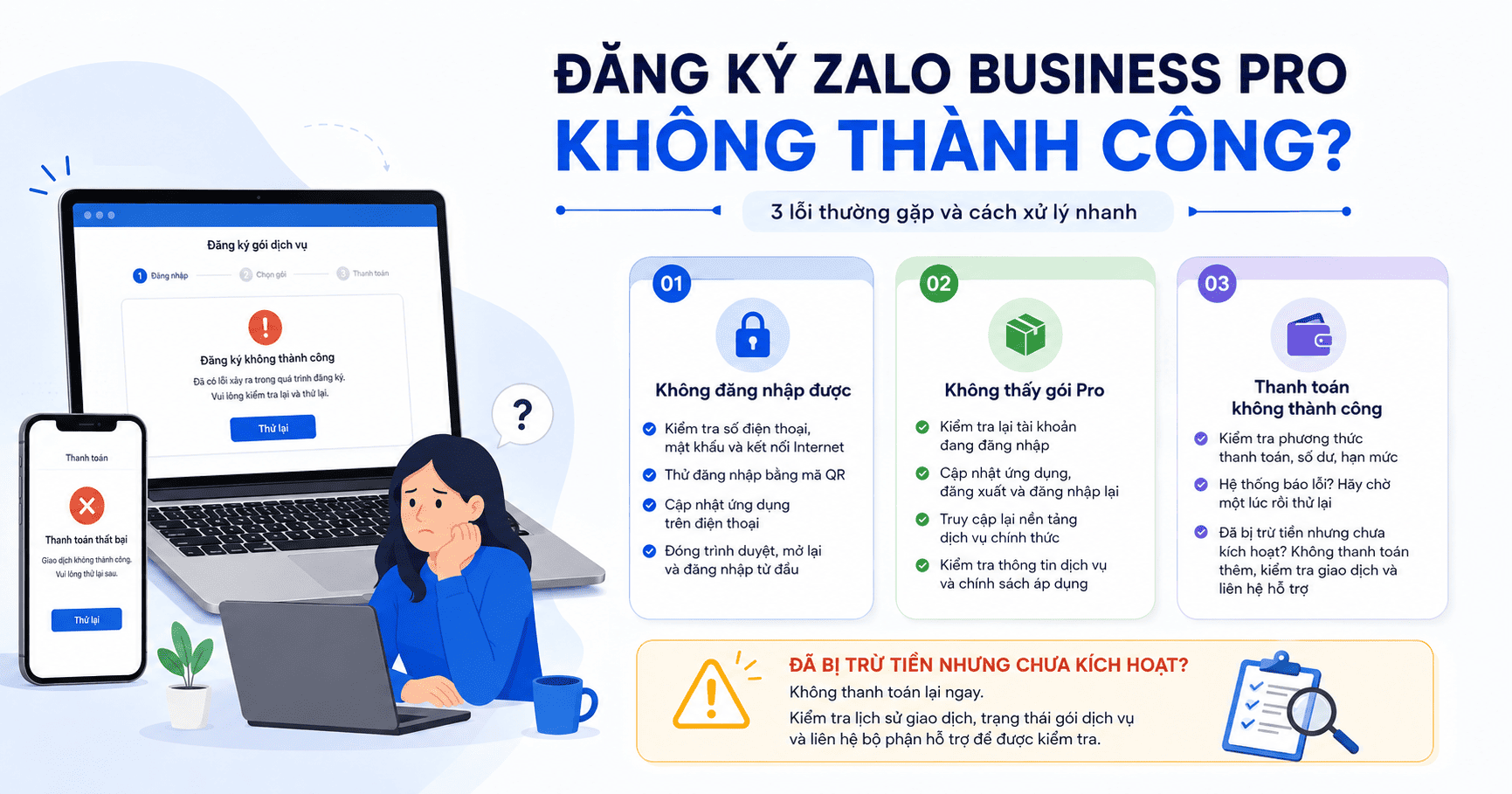 đăng ký zalo business pro
