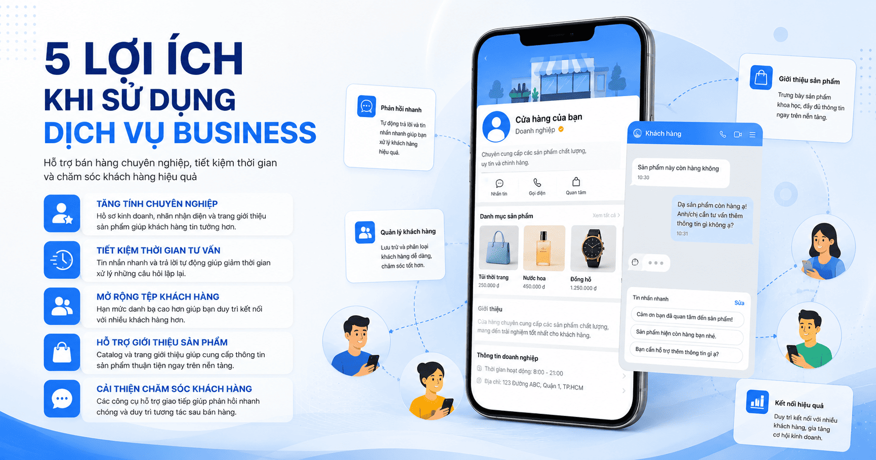 dịch vụ zalo business