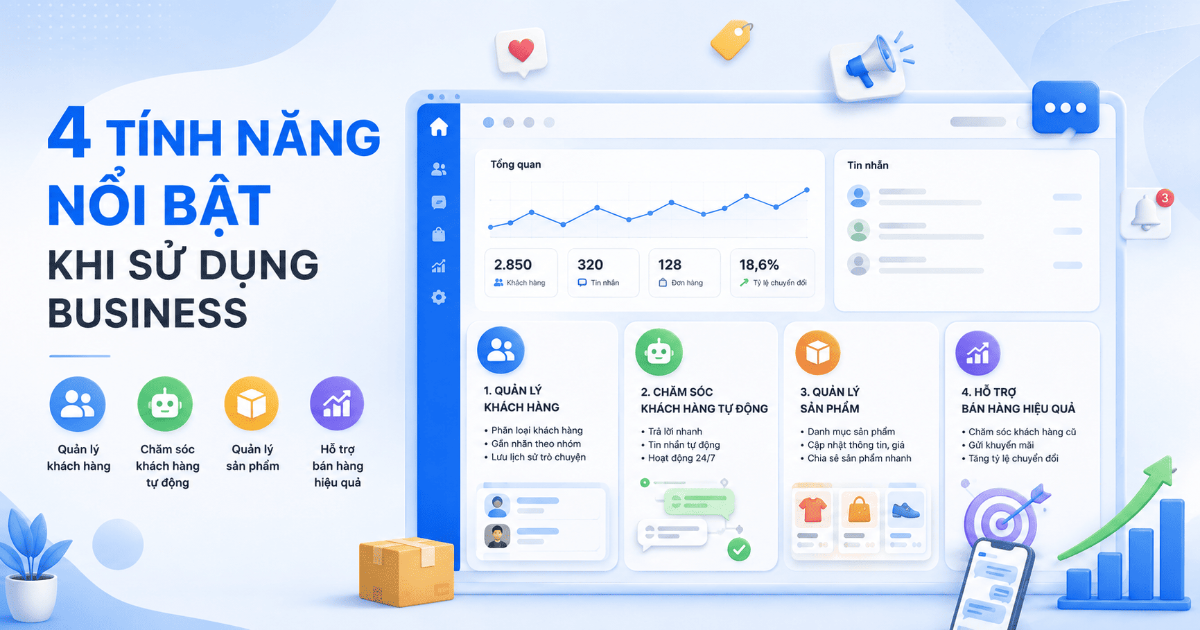 sử dụng zalo business 