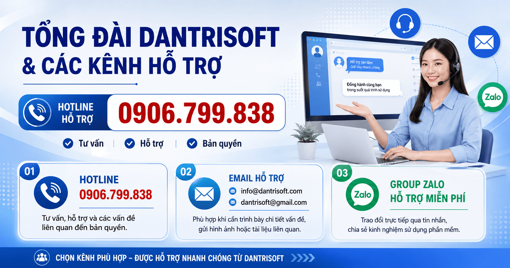 tổng đài DanTriSoft