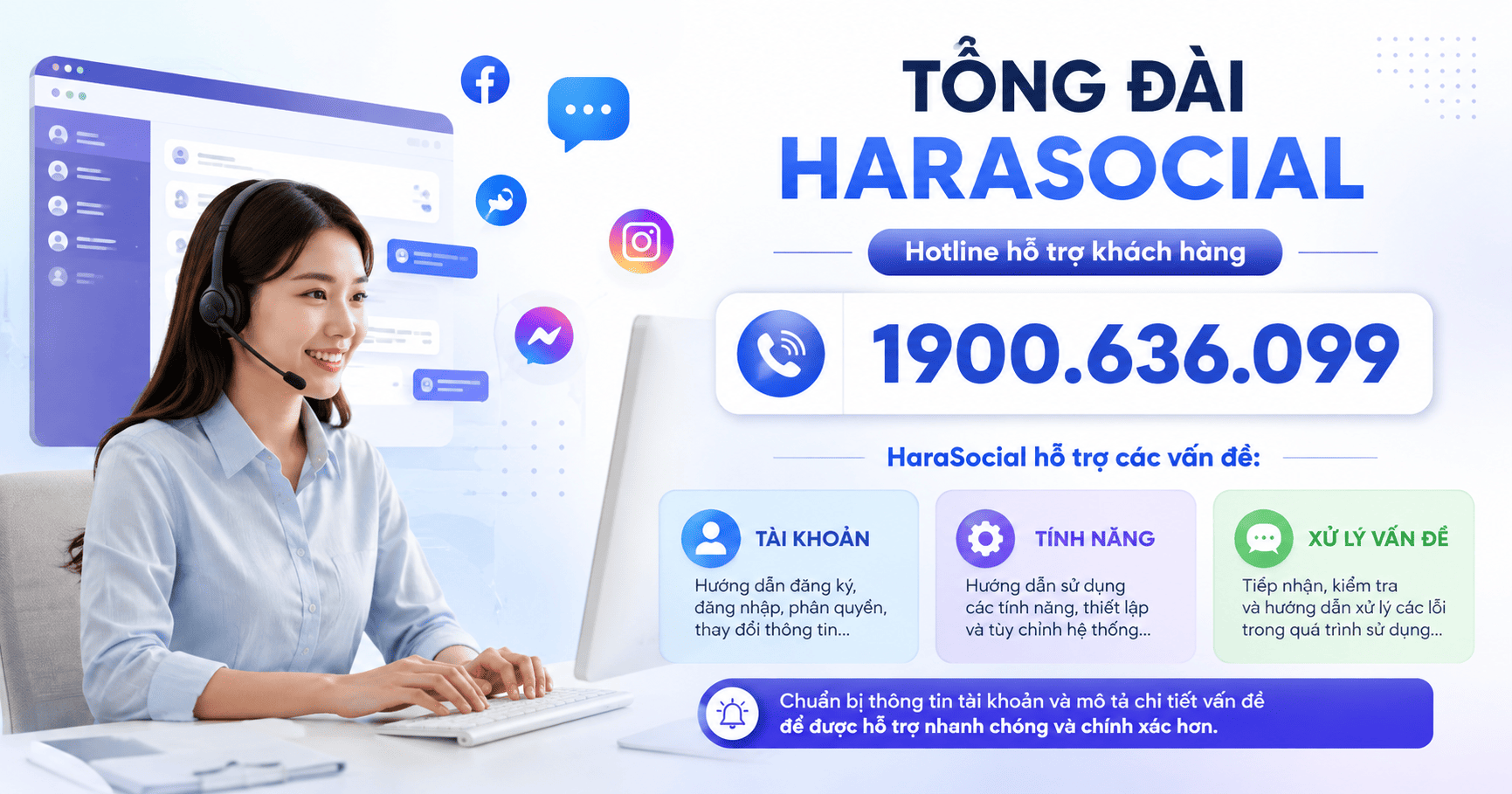 Tổng đài HaraSocial