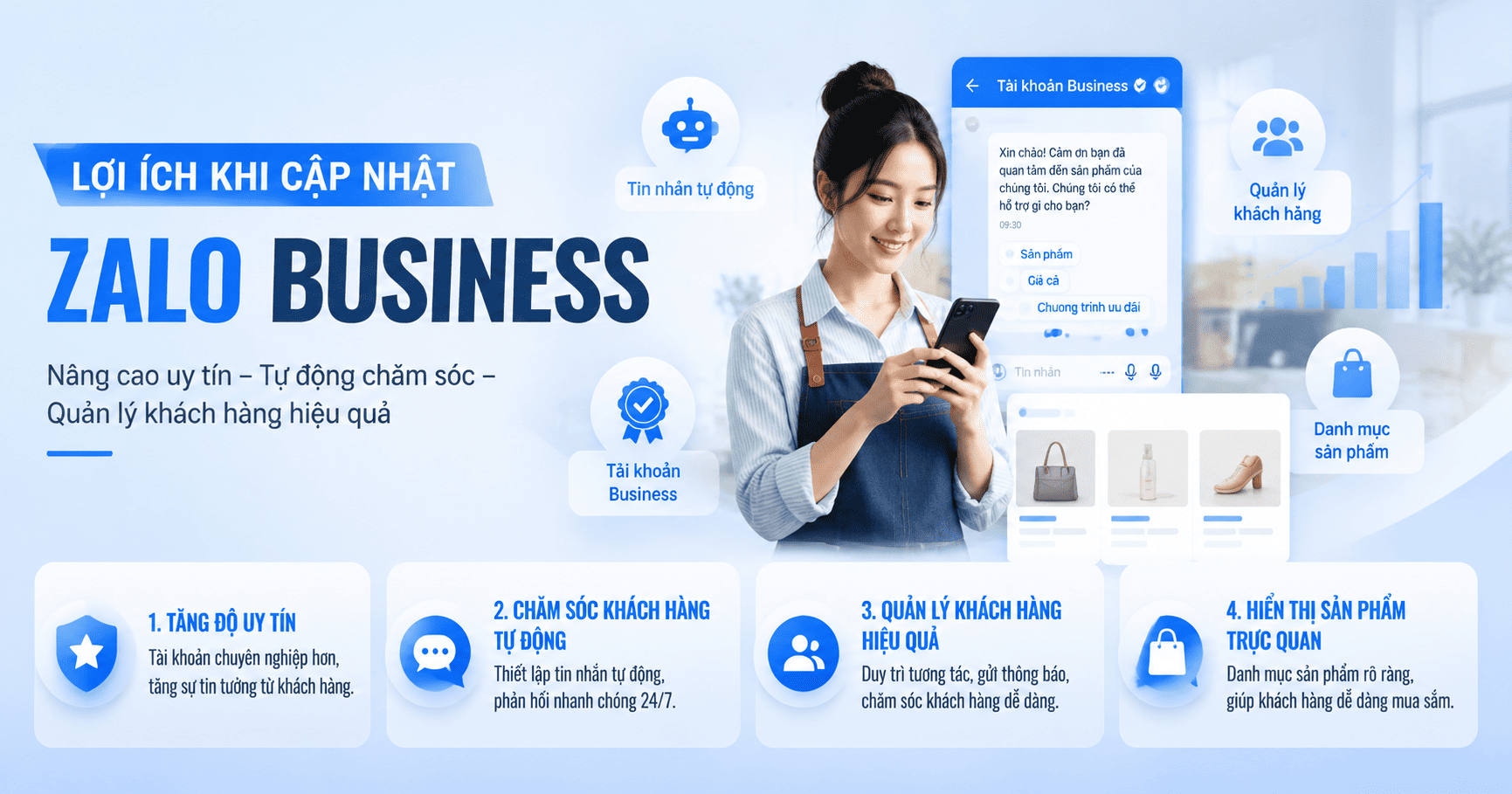 update zalo business