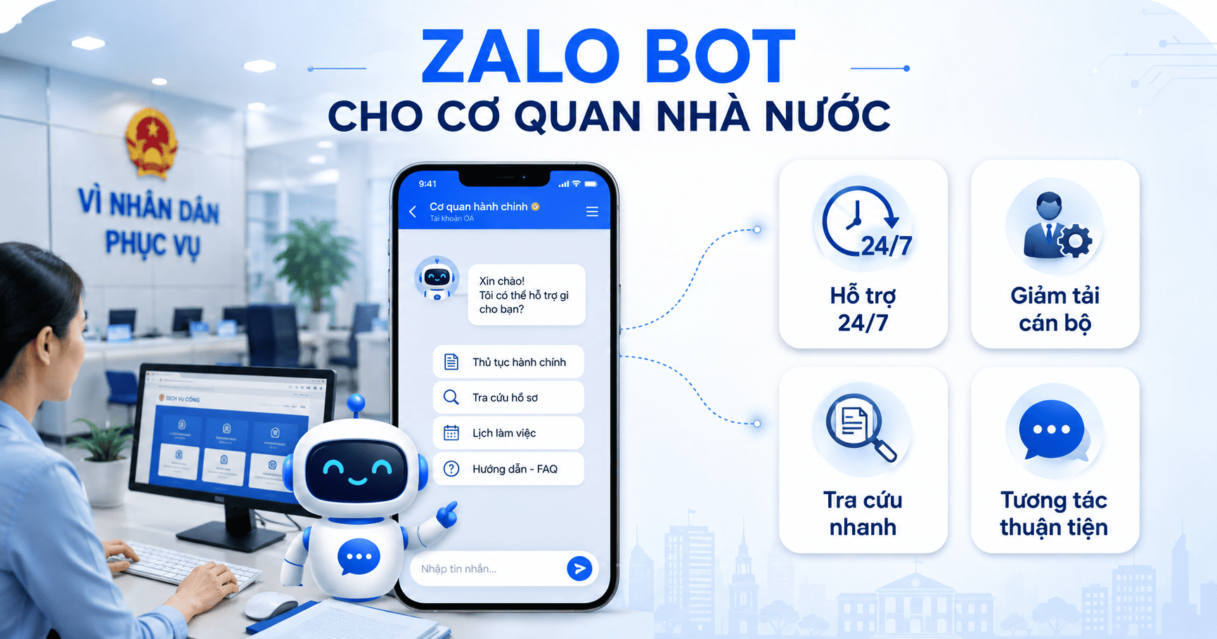 Zalo Bot cho cơ quan nhà nước