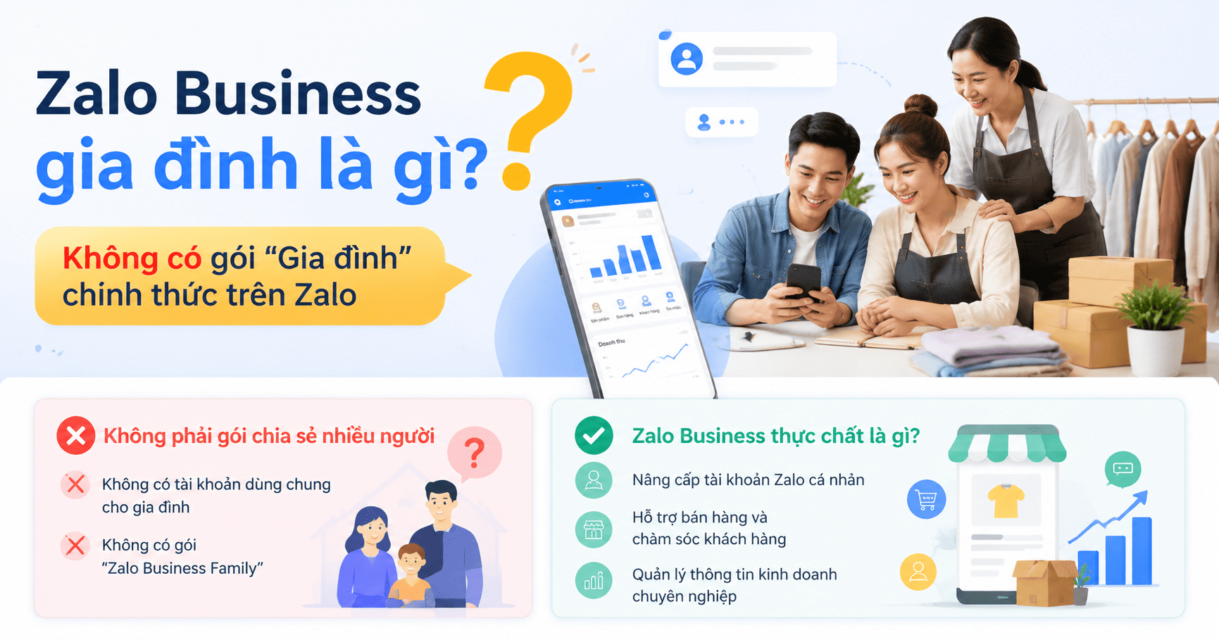 zalo business gia đình