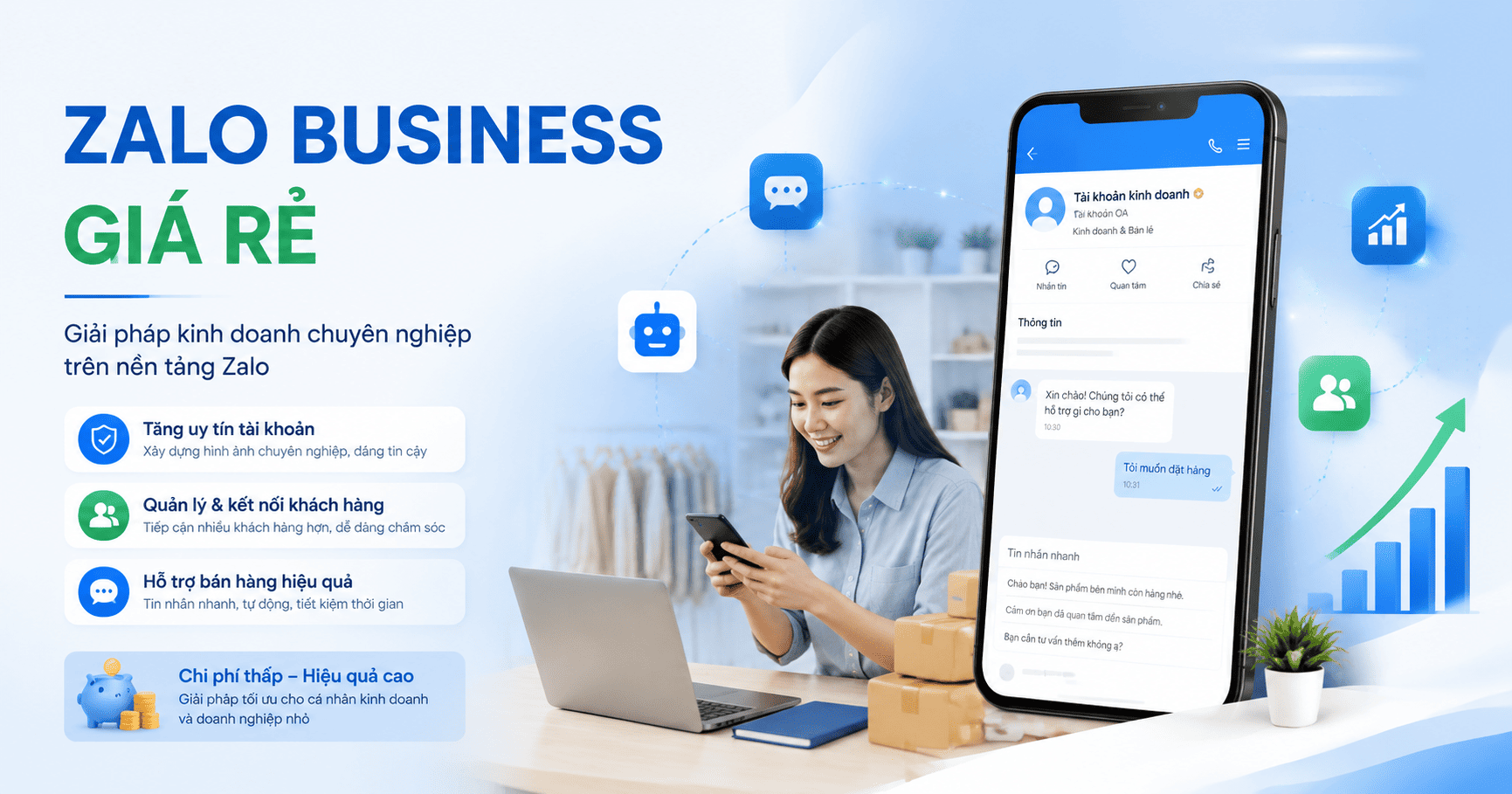 zalo business giá rẻ