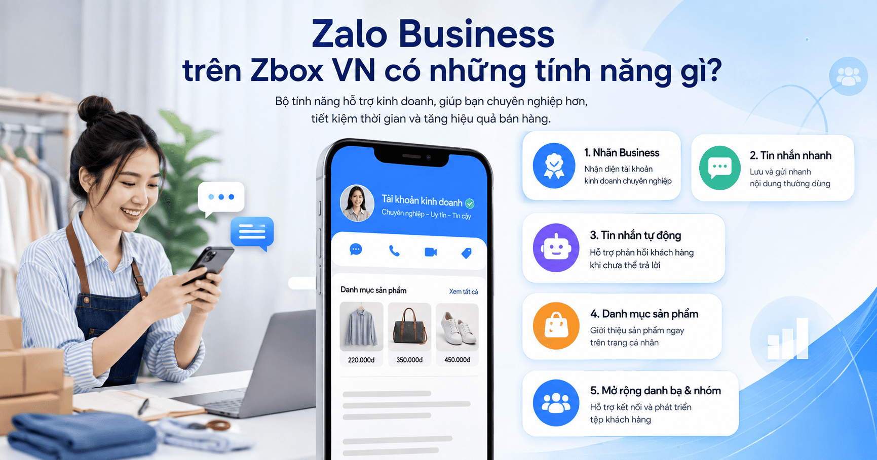 zalo business zbox vn