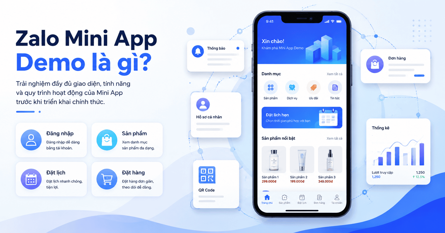 zalo mini app demo