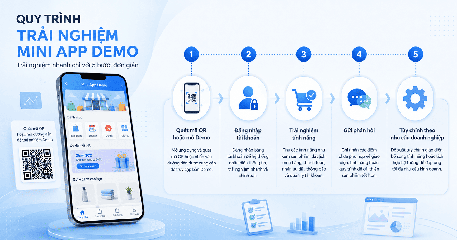 zalo mini app demo