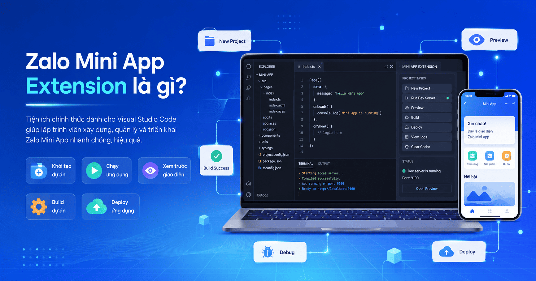 zalo mini app extension