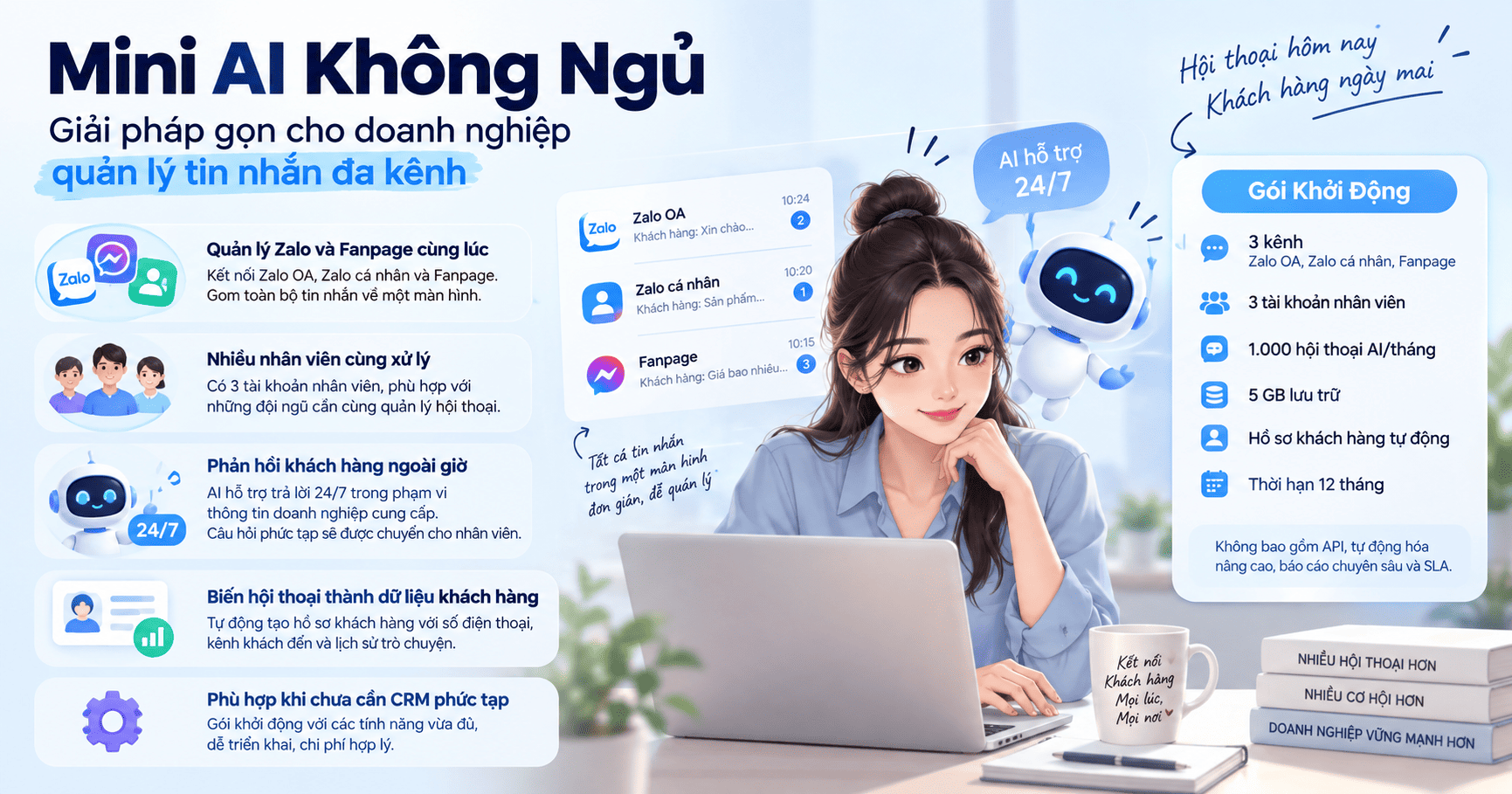 bỏ sót tin nhắn khách hàng