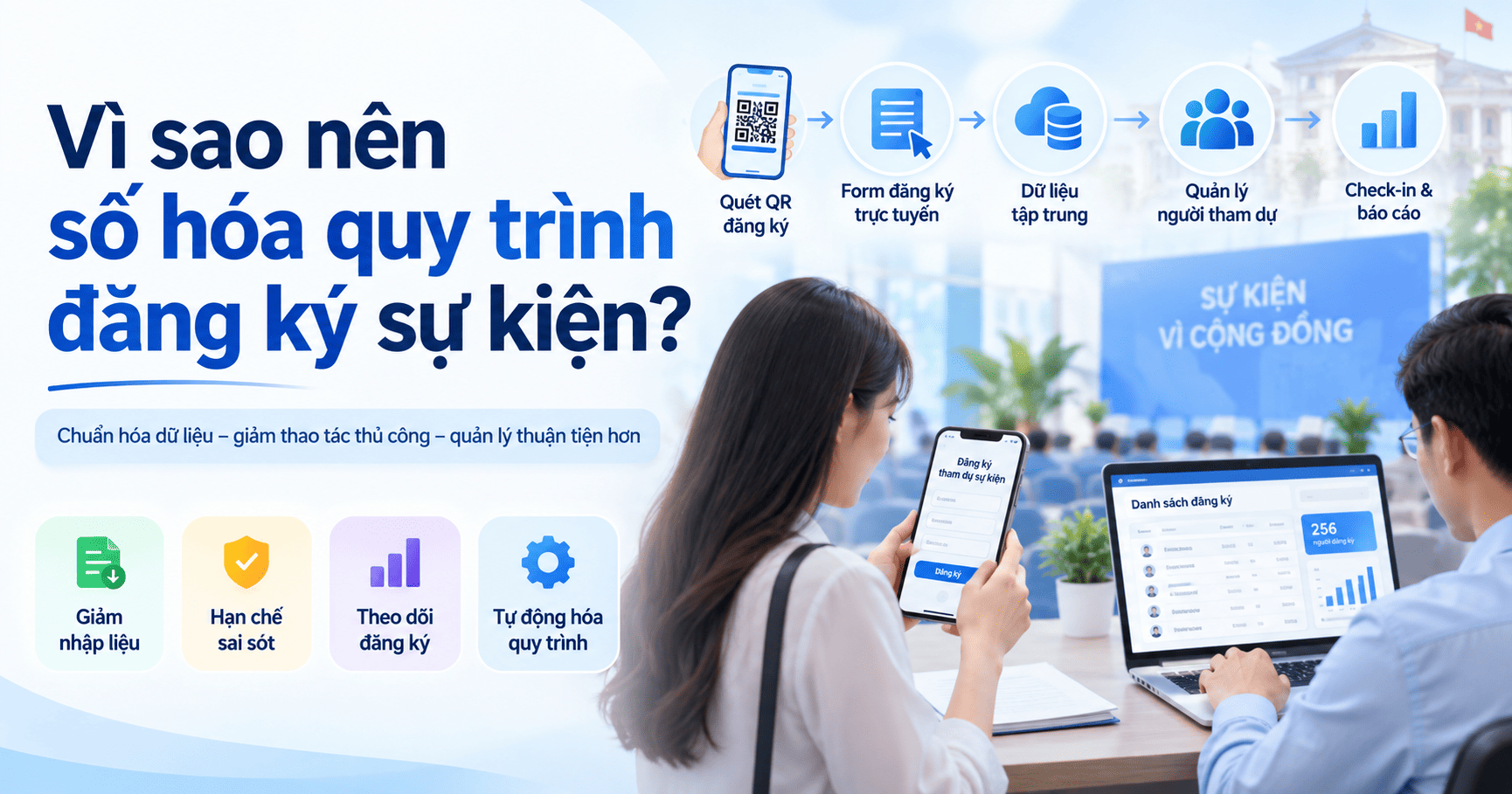 đăng ký sự kiện trực tuyến cho người dân