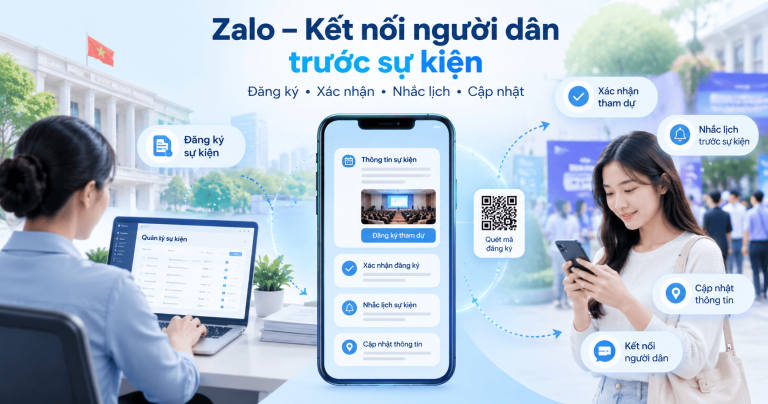 Đăng ký sự kiện trực tuyến cho người dân trong chuyển đổi số cơ quan nhà nước