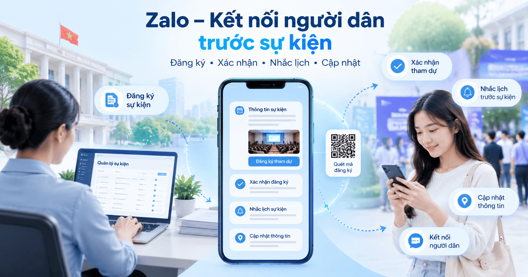đăng ký sự kiện trực tuyến cho người dân