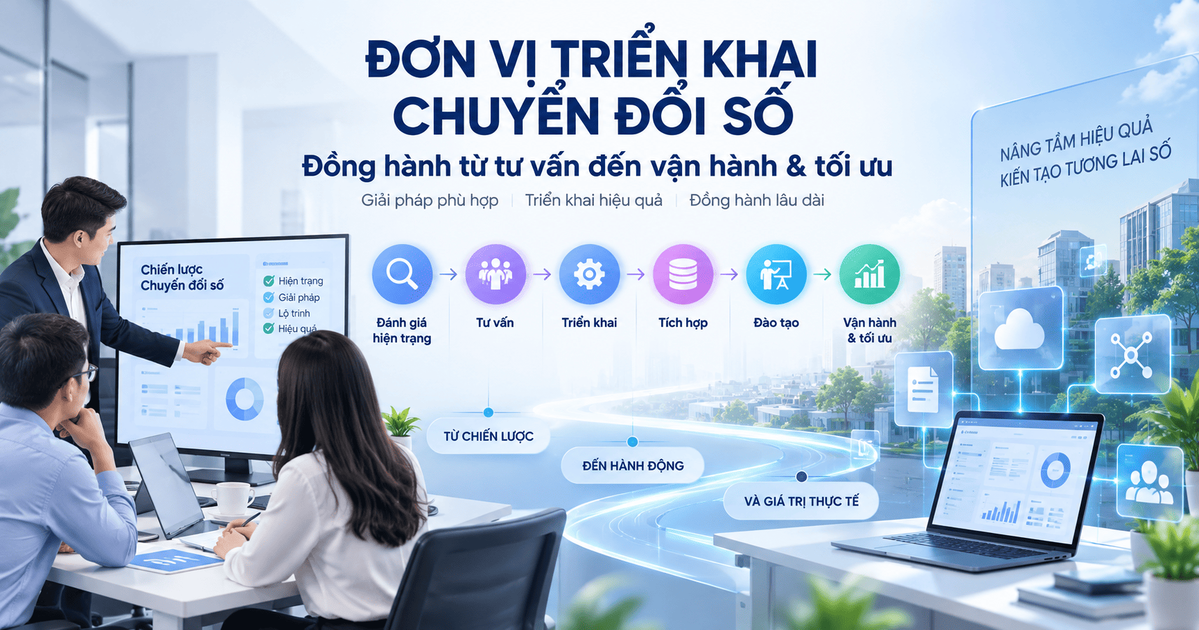 đơn vị triển khai chuyển đổi số
