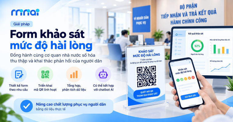 Form khảo sát mức độ hài lòng của người dân