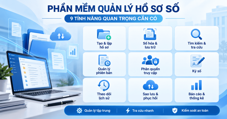 Hồ sơ số cho cơ quan nhà nước: Từ số hóa tài liệu đến quản lý tập trung