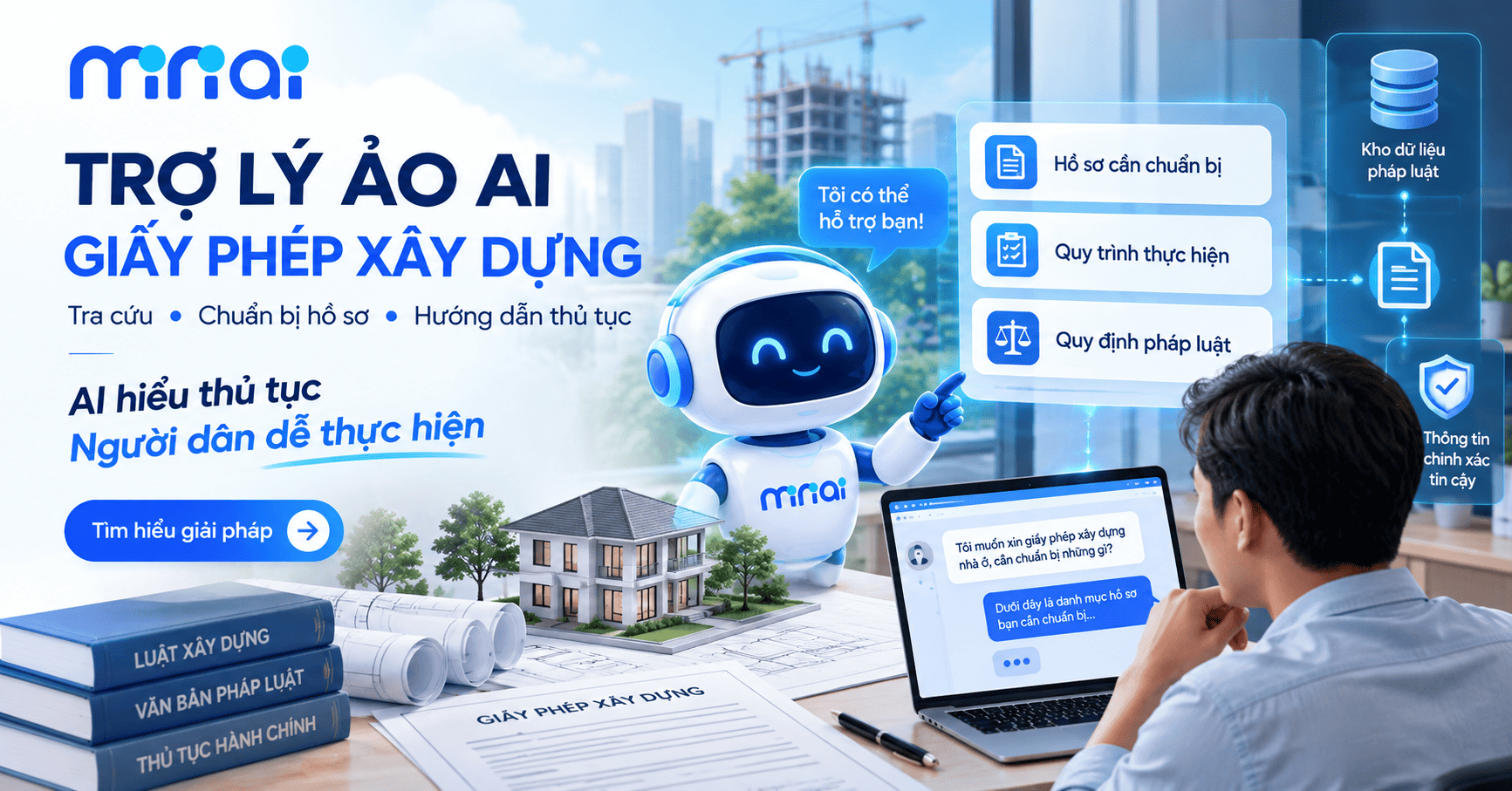 trợ lý ảo AI giấy phép xây dựng