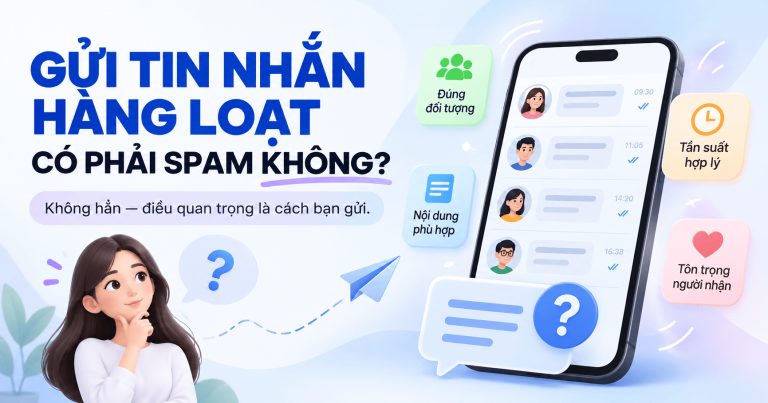 Hướng dẫn Zalo Business gửi tin nhắn hàng loạt hiệu quả