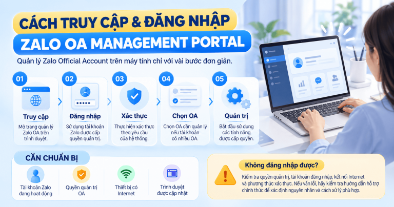 Zalo Official Account Management Portal: Hướng dẫn đăng nhập và quản lý Zalo OA