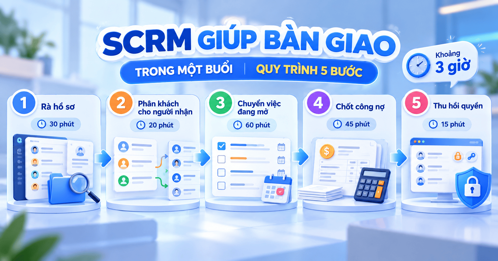 Bàn giao khách hàng khi nhân viên nghỉ