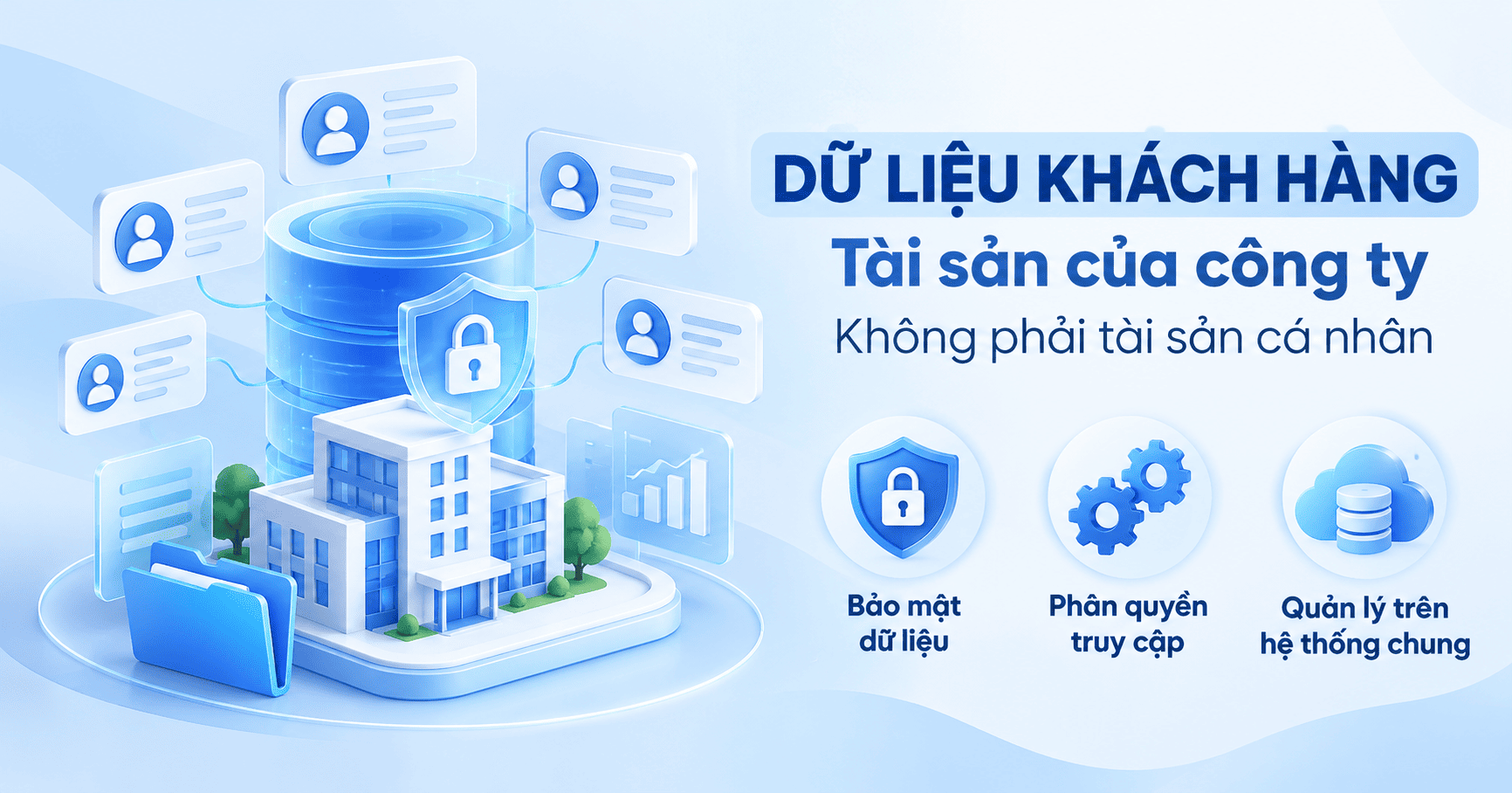 Dữ liệu khách hàng thuộc về công ty