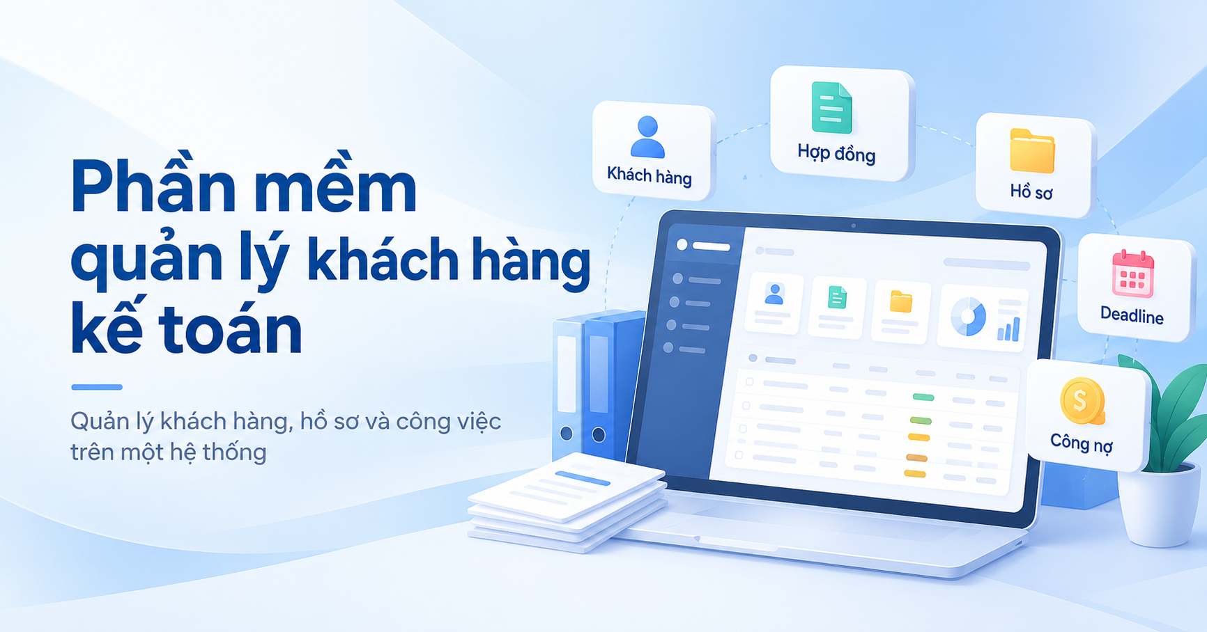 Phần mềm quản lý khách hàng kế toán